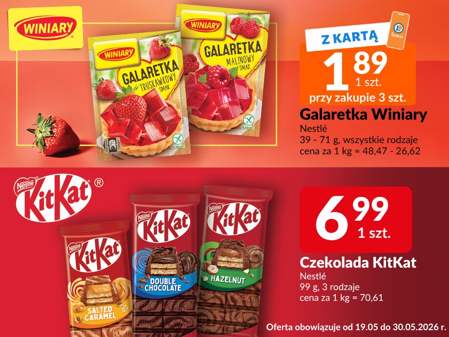 galaretka, kit kat